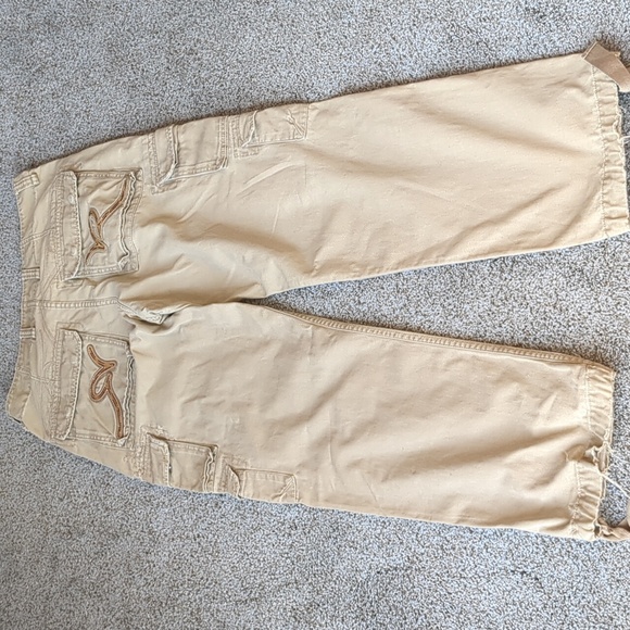 Roca Wear men's beige size 36 cargo pants - Picture 9 of 16